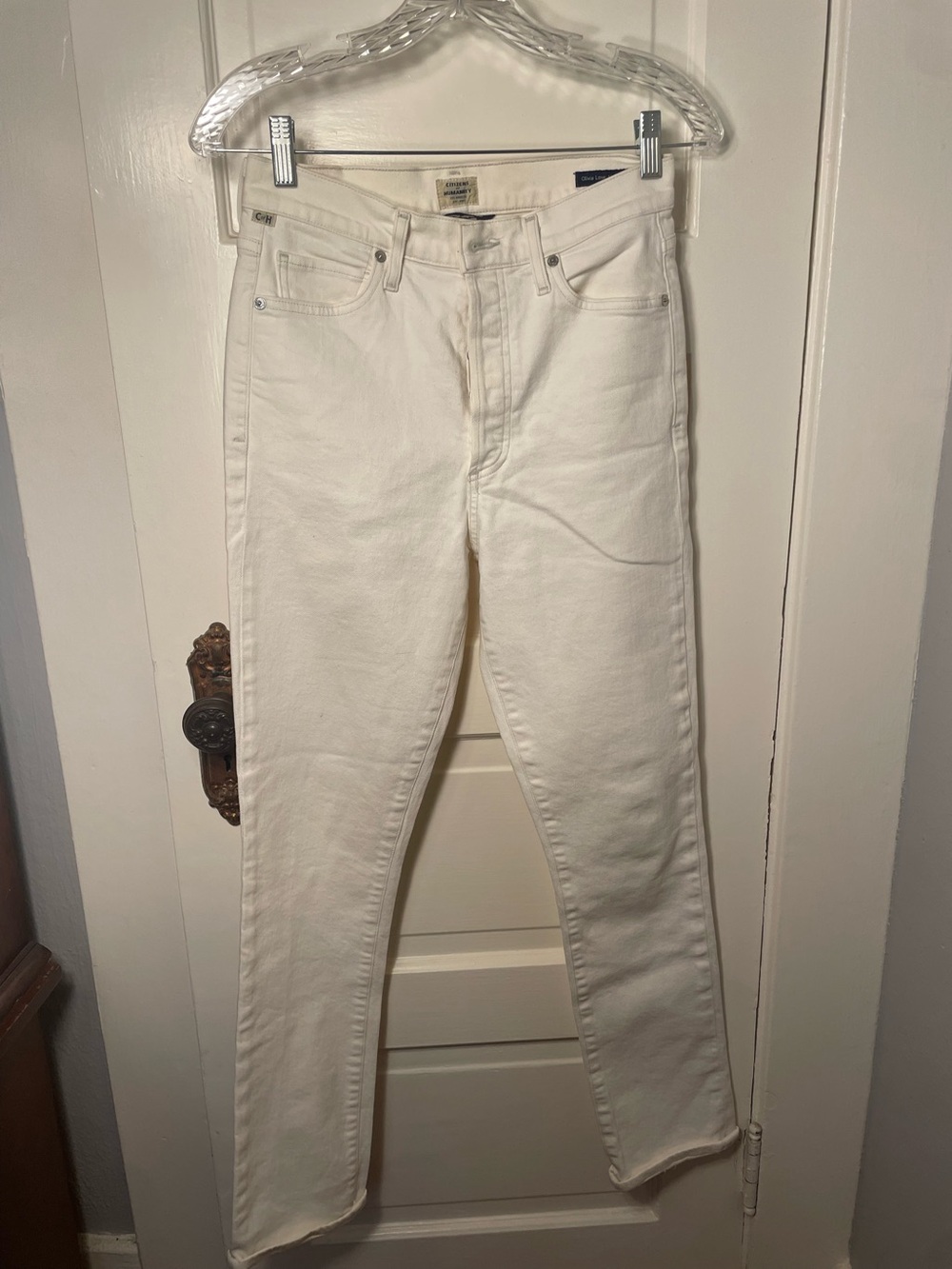 Citizens Of Humanity Off-White High-Rise Straight Jeans - Women